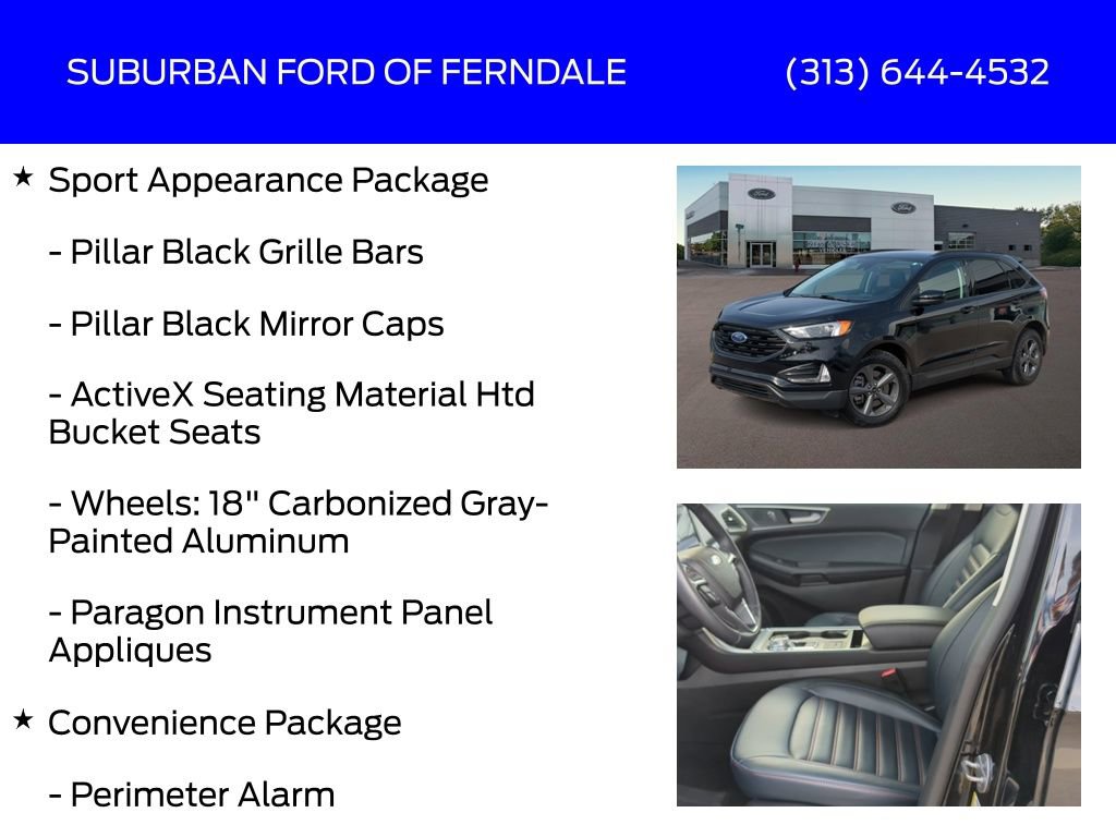 Used 2023 Ford Edge SEL w/ Sport Appearance Package AWD/4WD image 9