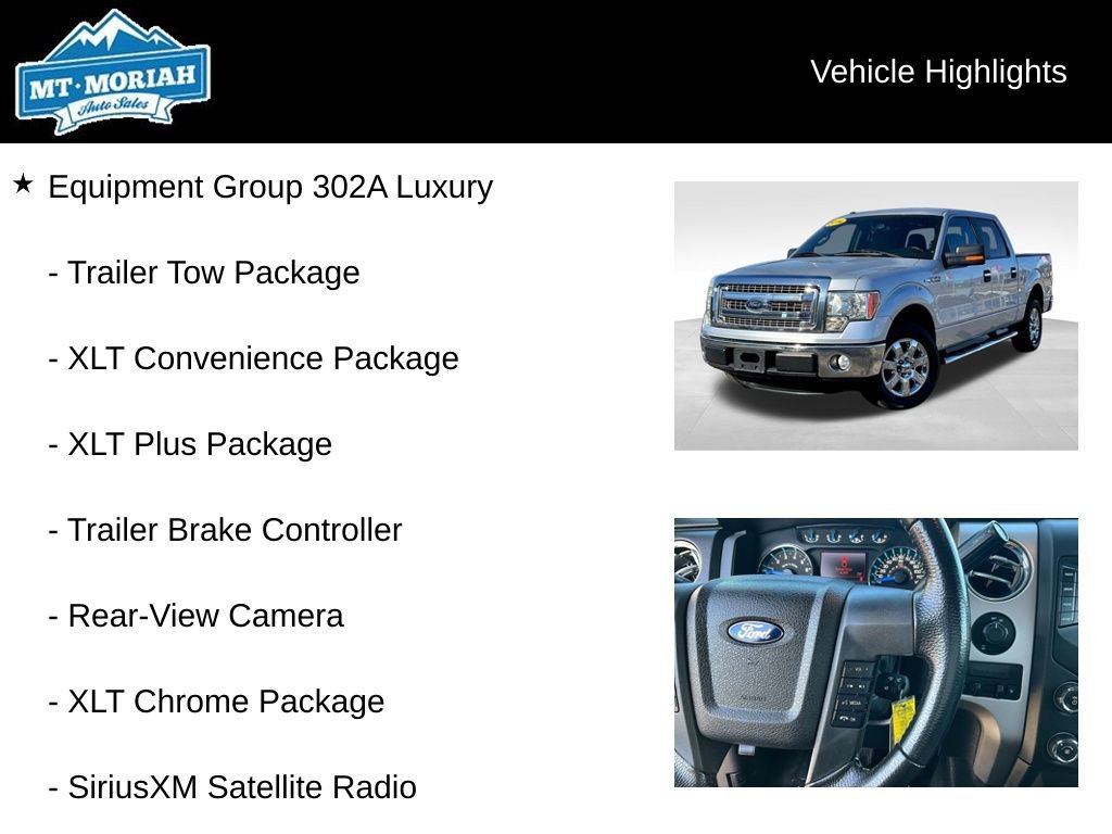 Used 2014 Ford F150 XLT w/ Equipment Group 302A Luxury image 4