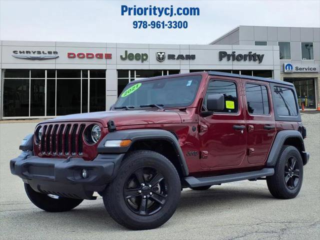 Certified 2021 Jeep Wrangler Unlimited Sport image 1