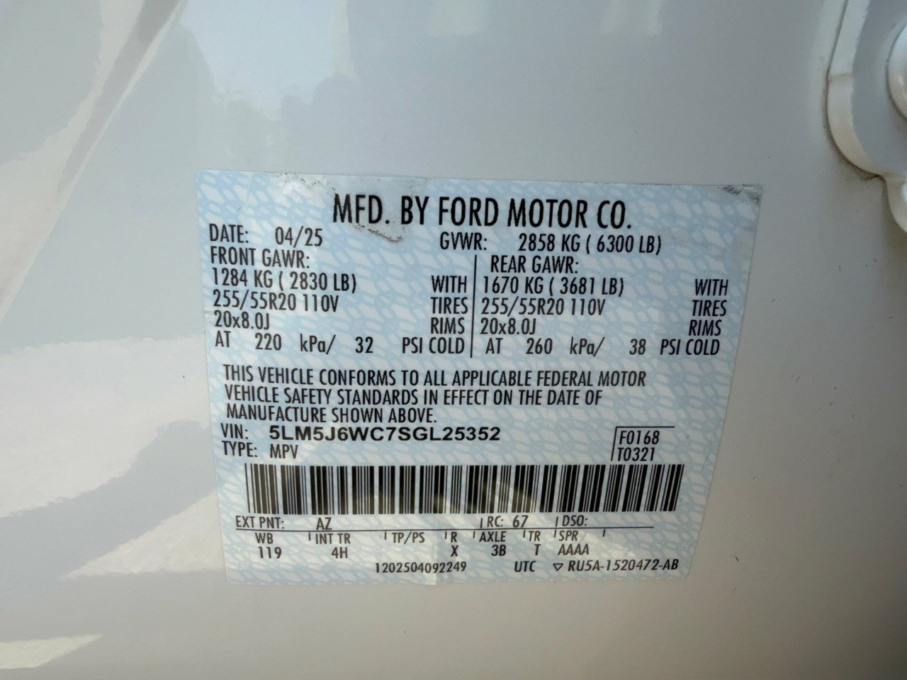 Used 2025 Lincoln Aviator 2WD image 31