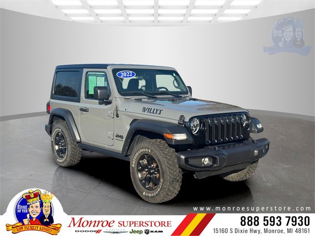 Certified 2022 Jeep Wrangler Willys image 1