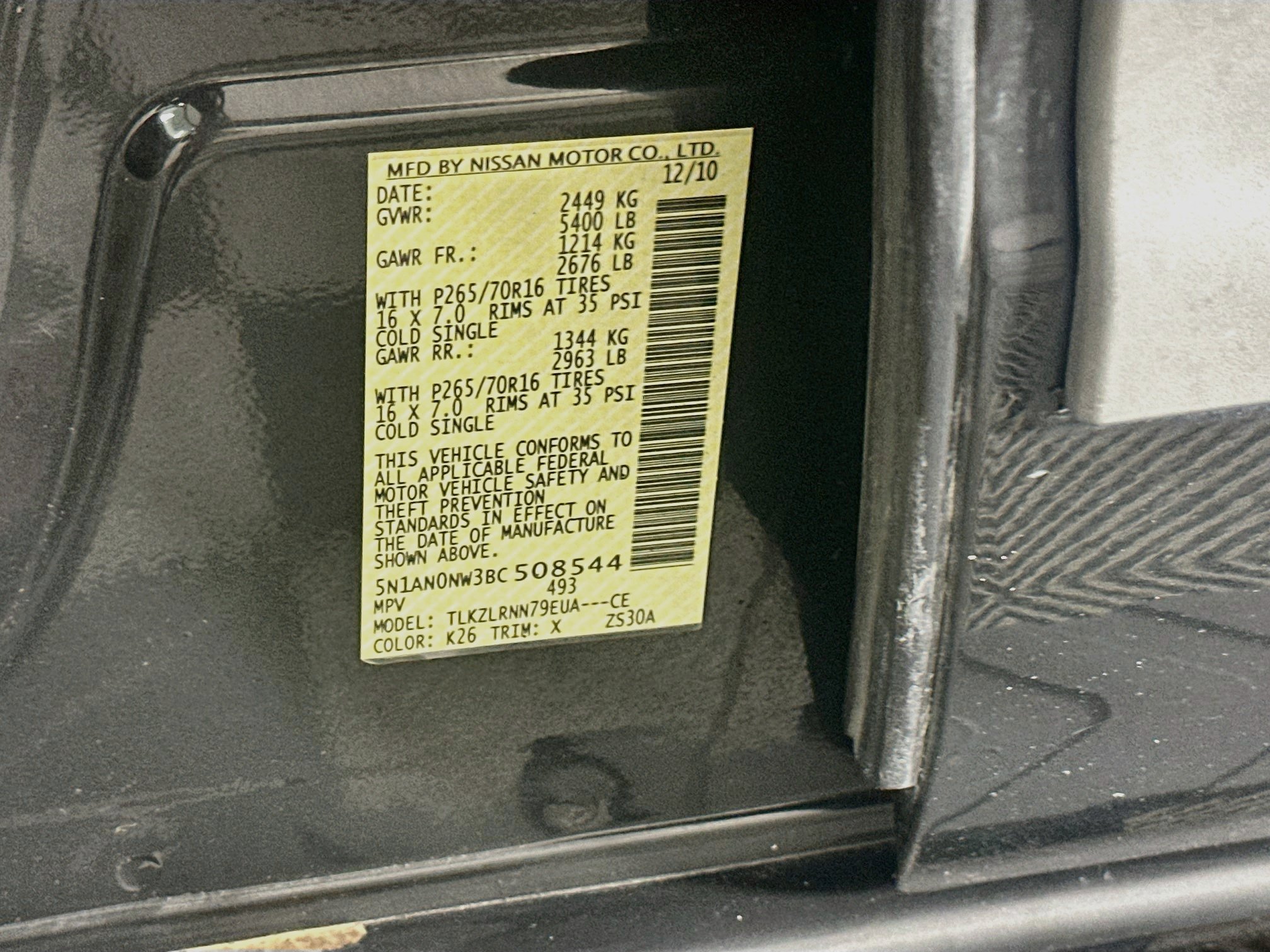 Used 2011 Nissan Xterra S AWD/4WD image 12