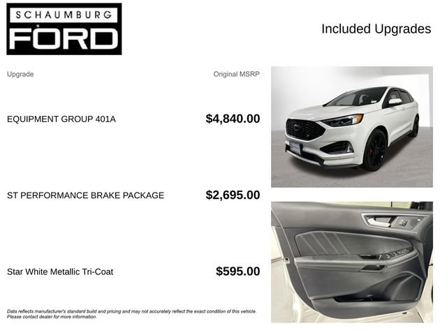 Used 2020 Ford Edge ST w/ Equipment Group 401A image 4