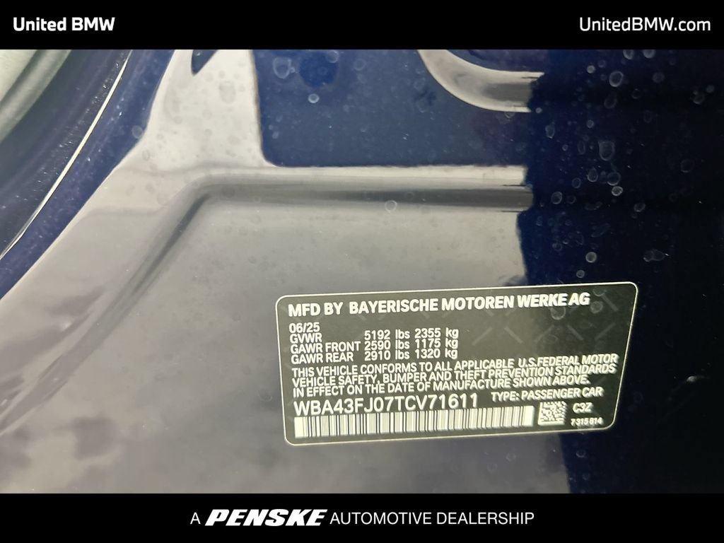 Used 2026 BMW 530i w/ M Sport Package RWD image 24