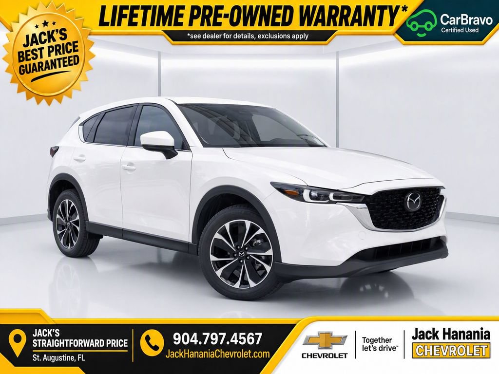 Used 2022 MAZDA CX-5 AWD 2.5 S w/ Premium Package