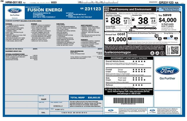 Used 2016 Ford Fusion Energi SE FWD image 19