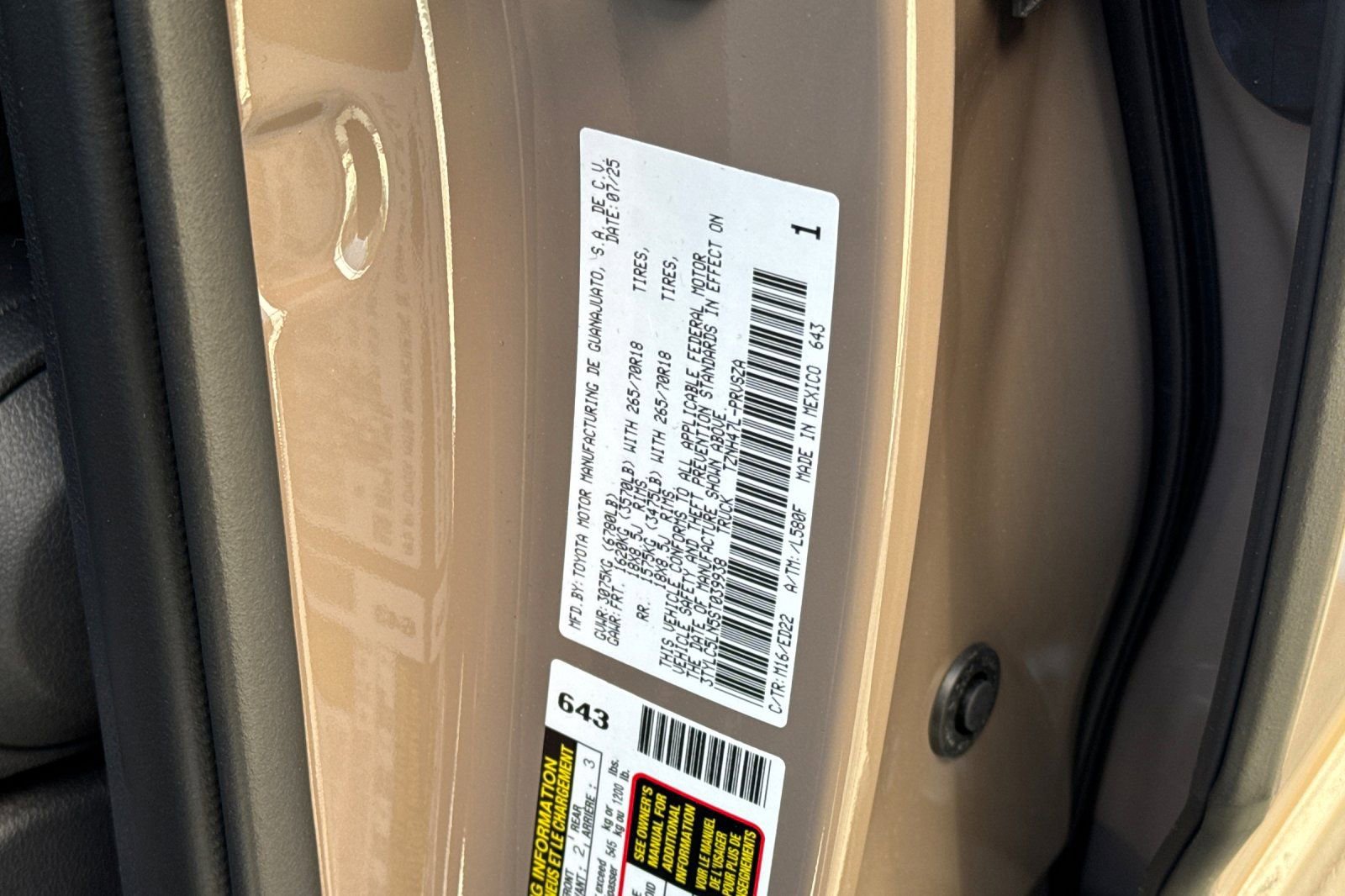 Used 2025 Toyota Tacoma TRD Pro w/ Tow Tech Package image 37