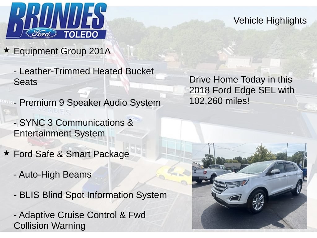Used 2018 Ford Edge SEL w/ Equipment Group 201A AWD/4WD image 5