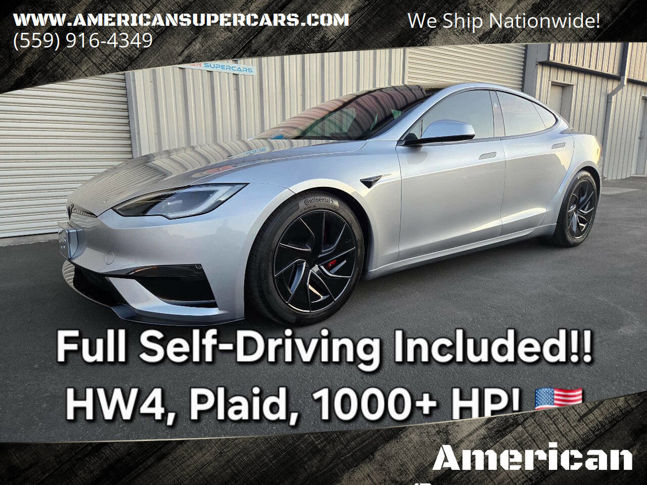 Used 2026 Tesla Model S Plaid AWD/4WD image 1