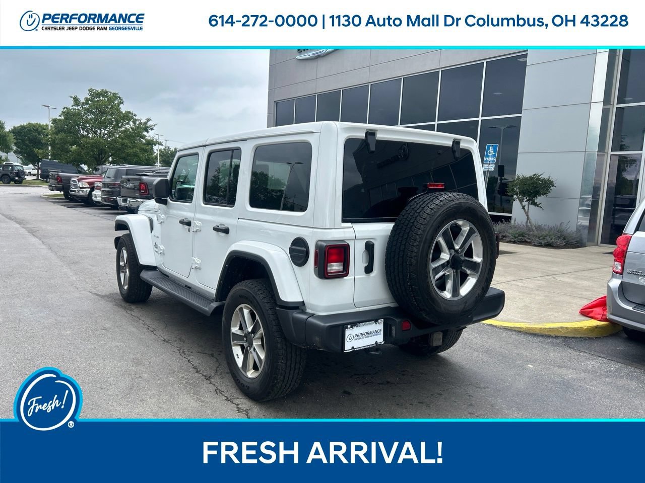 Used 2021 Jeep Wrangler Unlimited Sahara w/ Uconnect 4C Nav & Sound Group AWD/4WD image 6