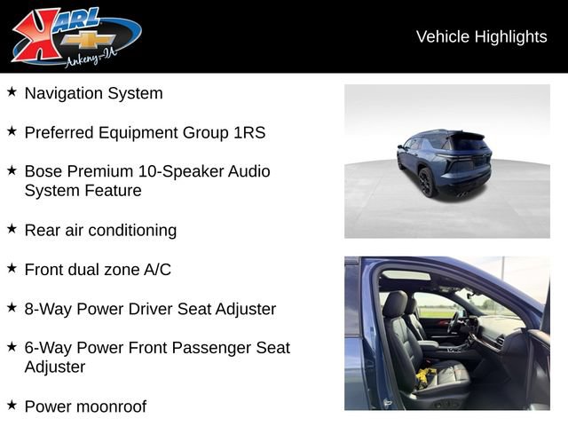 Certified 2024 Chevrolet Traverse RS FWD image 2