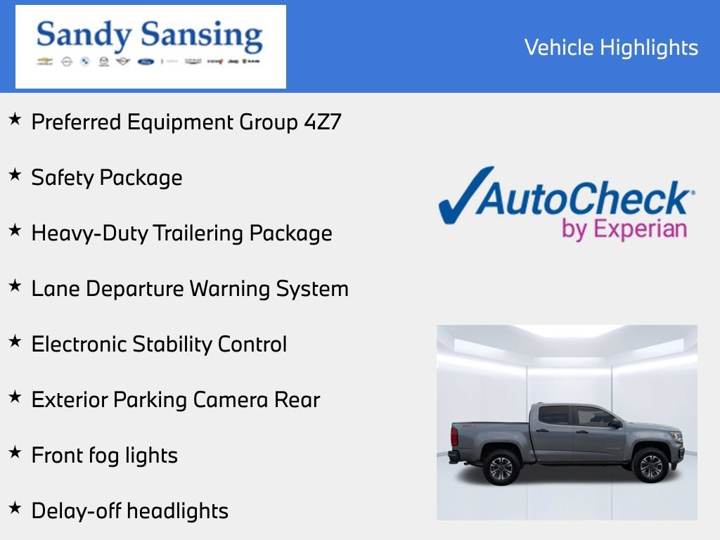Used 2021 Chevrolet Colorado Z71 w/ Safety Package AWD/4WD image 7