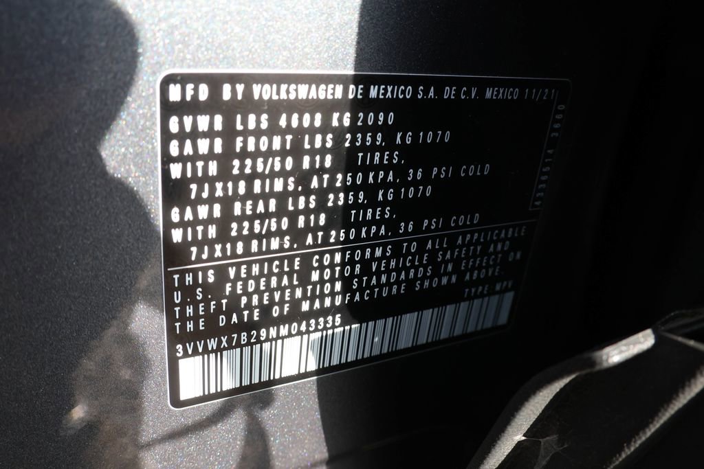 Certified 2022 Volkswagen Taos SE image 41