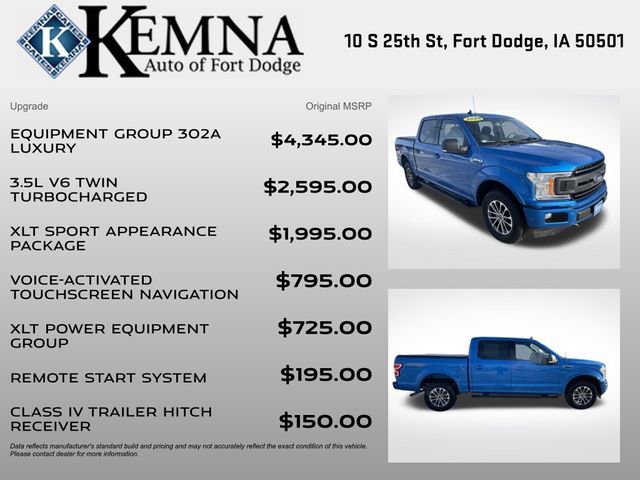 Used 2020 Ford F150 XLT w/ Equipment Group 302A Luxury image 4