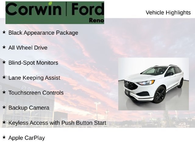 Certified 2023 Ford Edge SE w/ Black Appearance Package AWD/4WD image 8