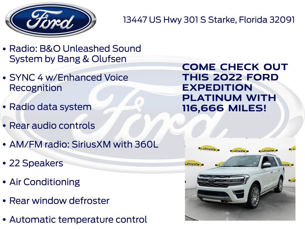 Used 2022 Ford Expedition Platinum AWD/4WD image 22