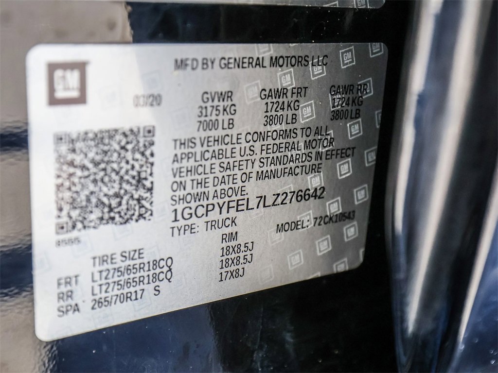 Used 2020 Chevrolet Silverado 1500 LT Trail Boss w/ Midnight Edition image 32