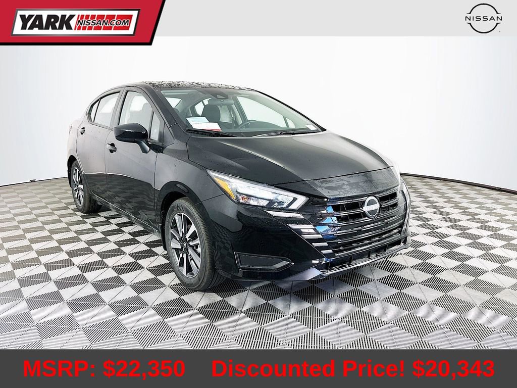 New 2025 Nissan Versa SV w/ Trunk Package image 1