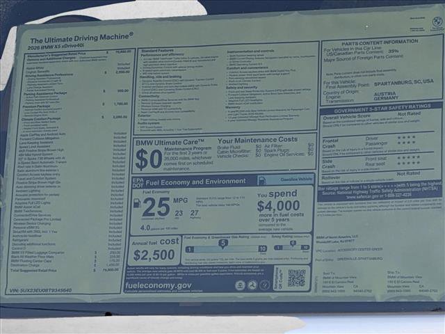 New 2026 BMW X5 xDrive40i image 20