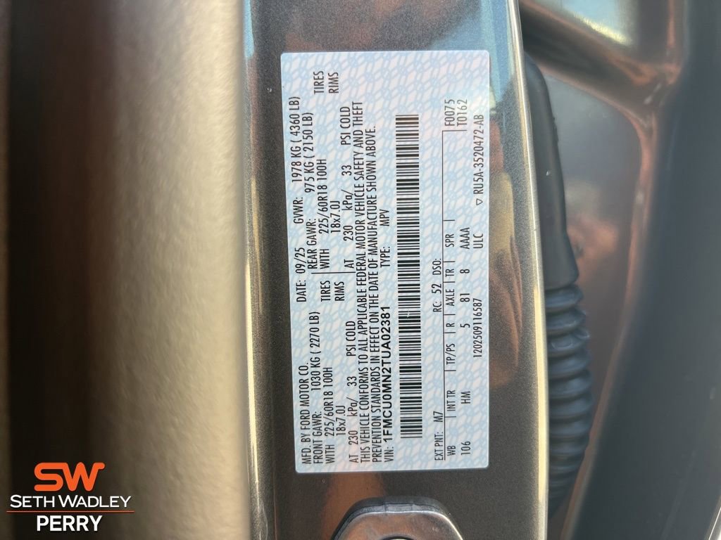 New 2026 Ford Escape ST-Line w/ Tech Pack #1 image 25