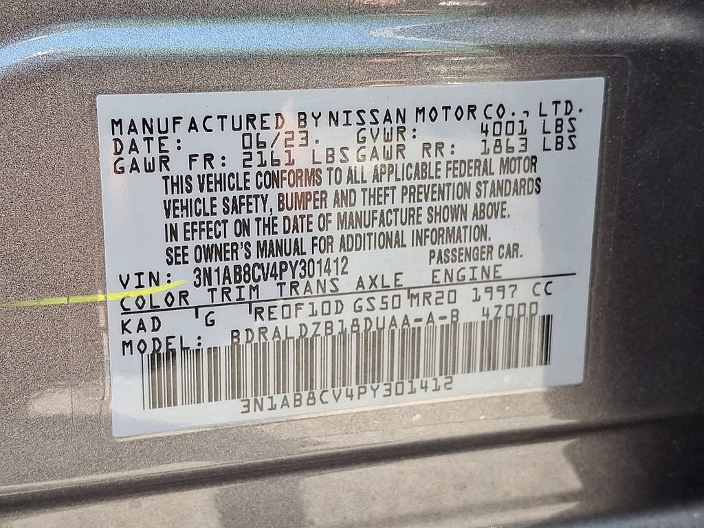 Used 2023 Nissan Sentra SV w/ All-Weather Package FWD image 27