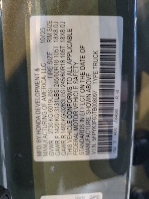 New 2026 Honda Ridgeline TrailSport image 20