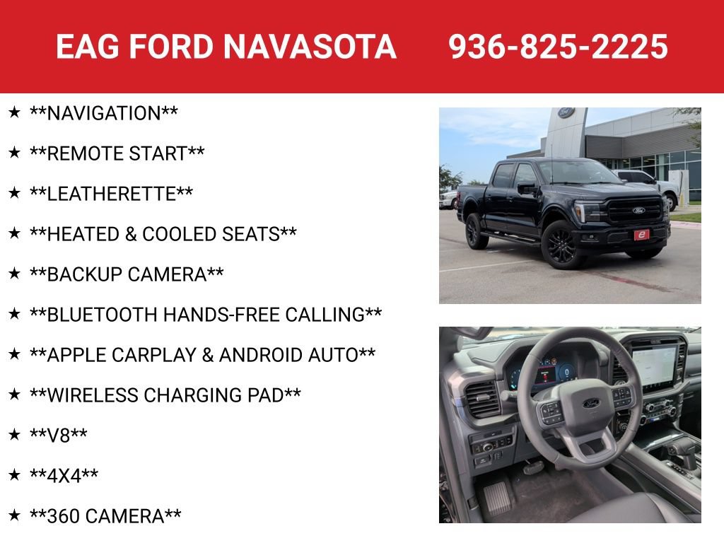 New 2026 Ford F150 Lariat w/ Equipment Group 502A High AWD/4WD image 4