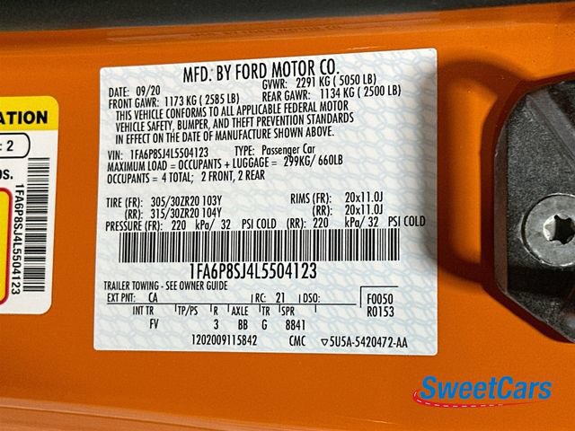 Used 2020 Ford Mustang Shelby GT500 RWD image 51