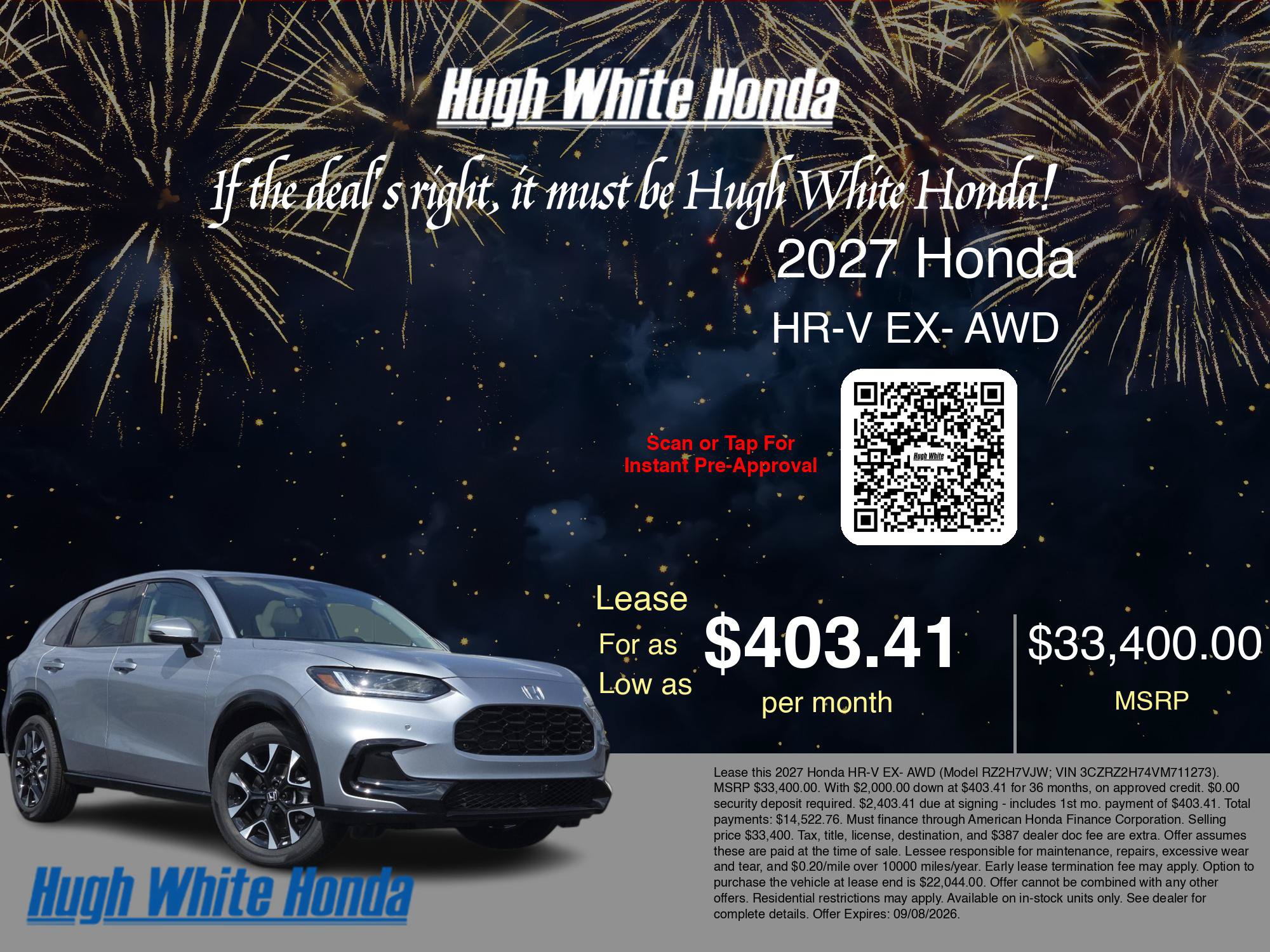 New 2027 Honda HR-V EX-L image 3