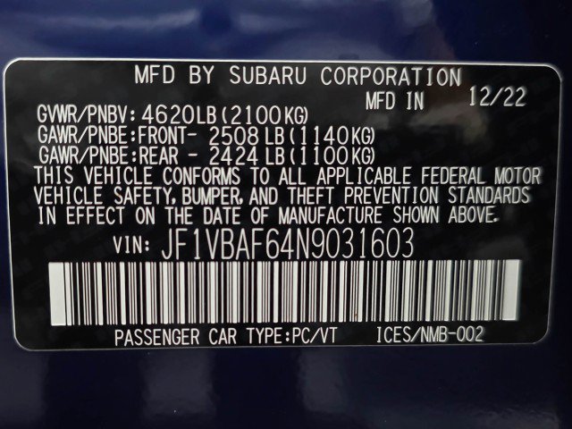 Used 2022 Subaru WRX Premium AWD/4WD image 37