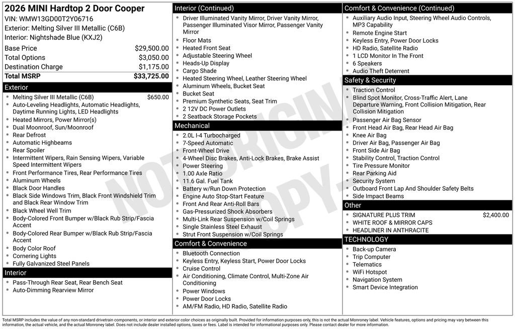 New 2026 MINI Cooper 2-Door Hardtop FWD image 29