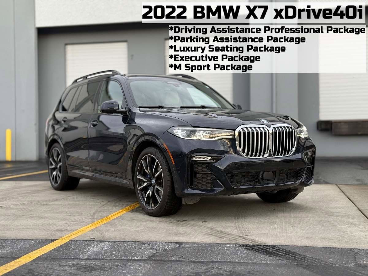 Used 2022 BMW X7 xDrive40i w/ M Sport Package