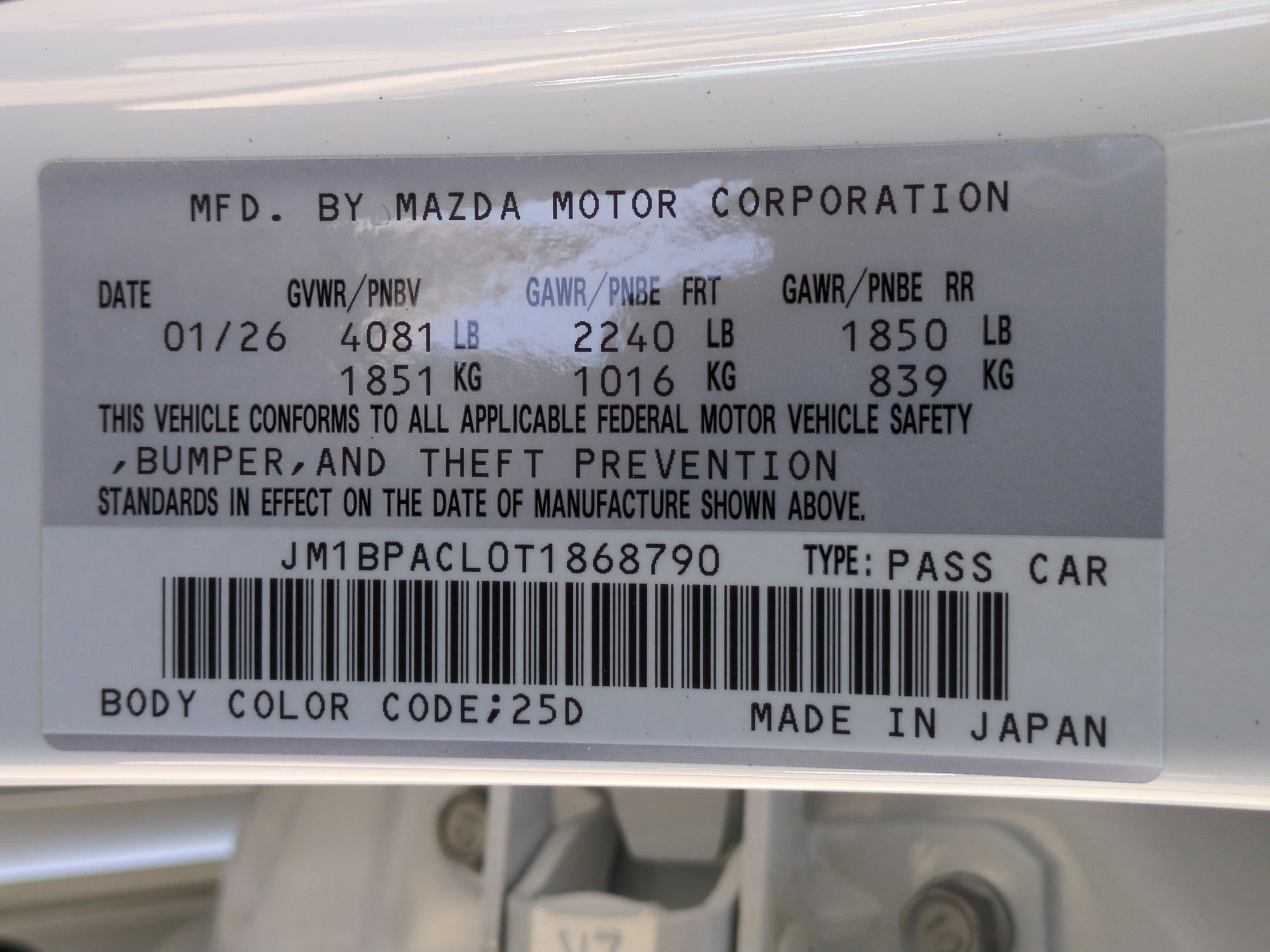 New 2026 MAZDA MAZDA3 2.5 S Sedan w/ Preferred Pkg image 16