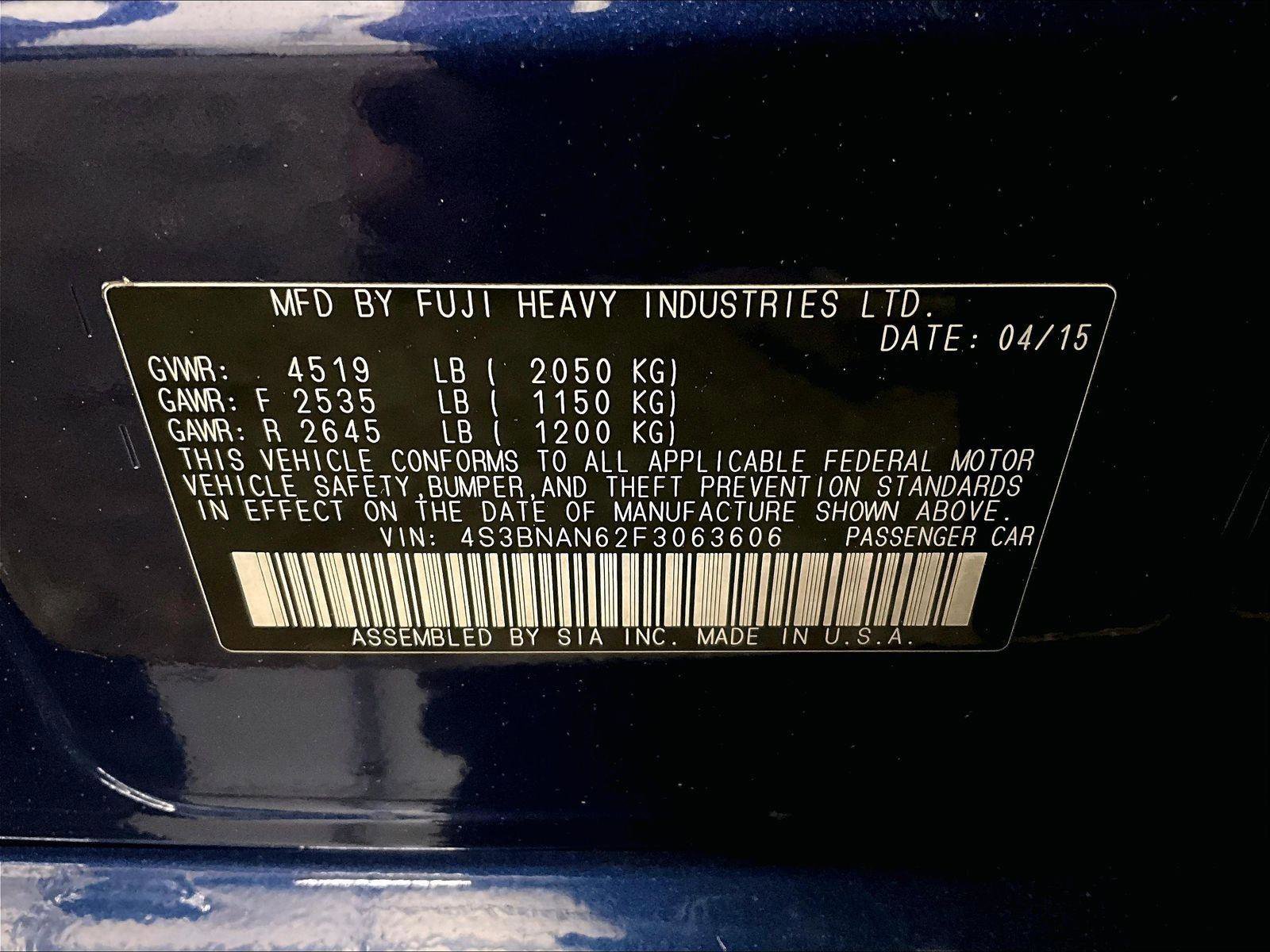 Used 2015 Subaru Legacy 2.5i Limited AWD/4WD image 34