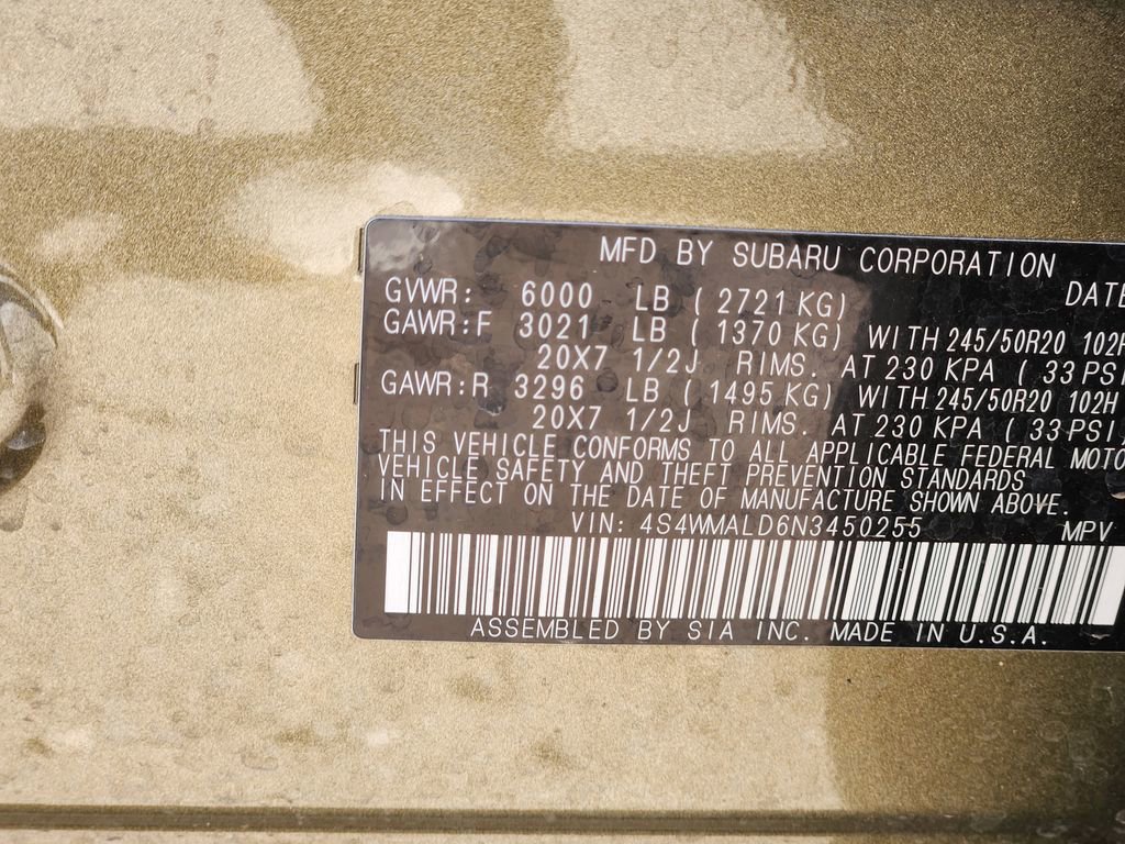 Used 2022 Subaru Ascent Limited w/ Technology Package image 26