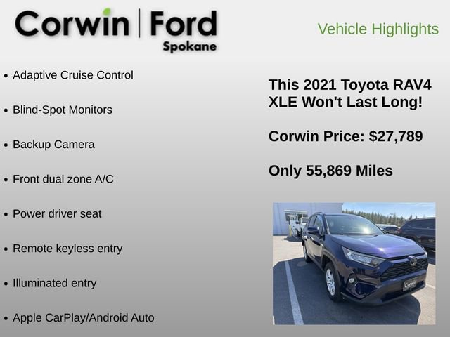 Used 2021 Toyota RAV4 XLE AWD/4WD image 6