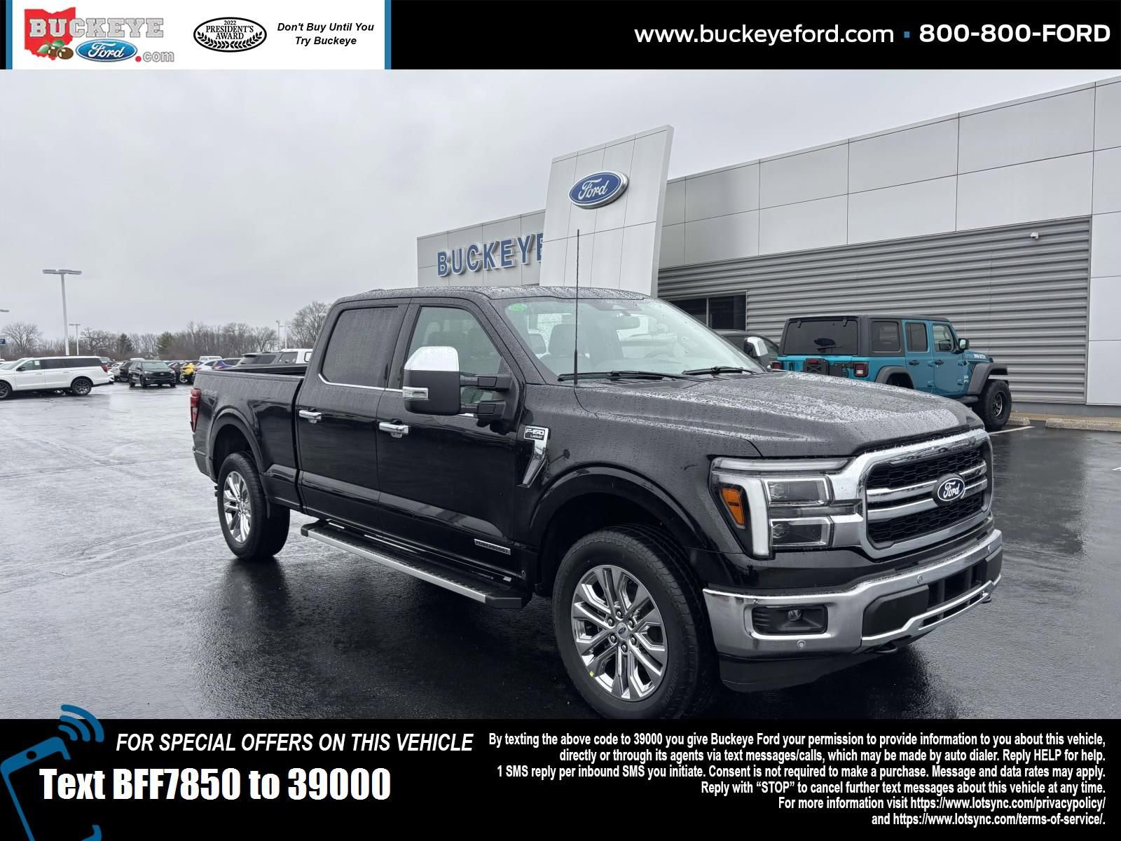 New 2025 Ford F150 Lariat w/ Equipment Group 502A High