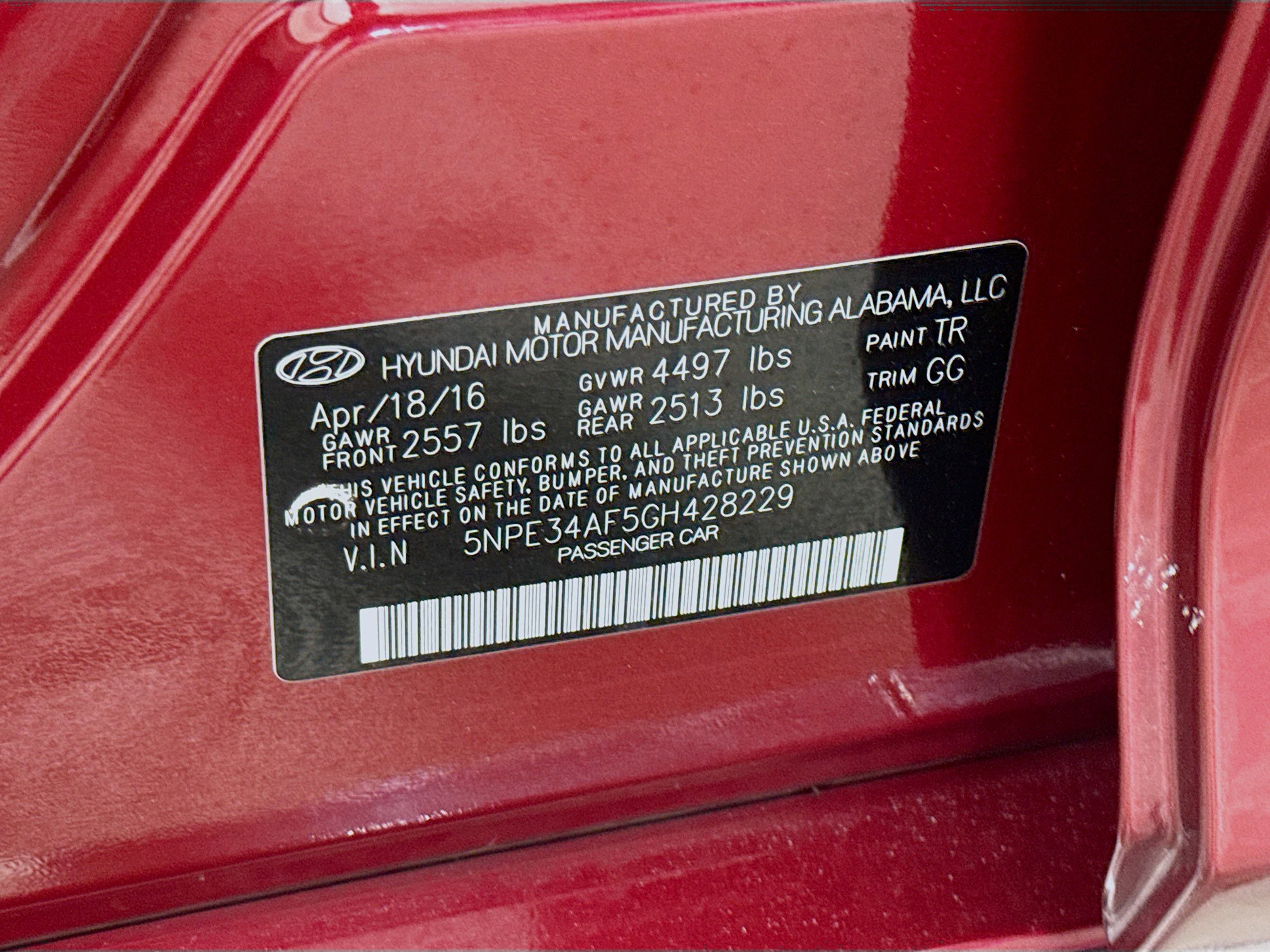 Used 2016 Hyundai Sonata Sport w/ Option Group 02 FWD image 40