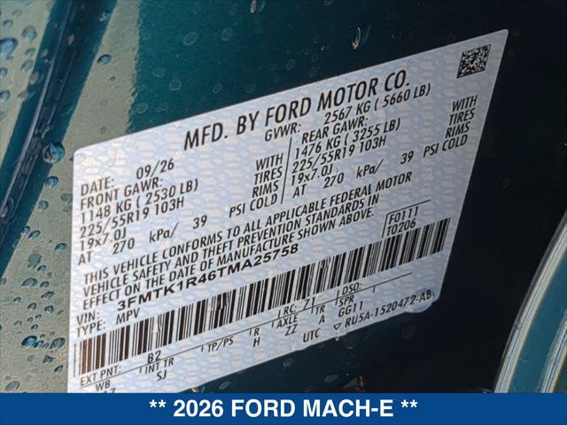 New 2026 Ford Mustang Mach-E Select RWD image 20