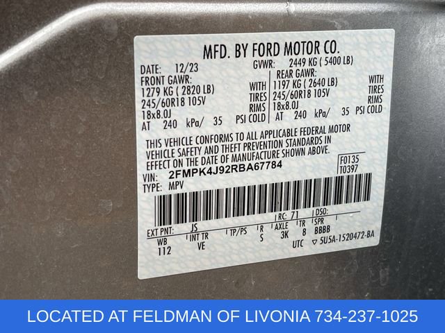 Used 2024 Ford Edge SEL image 32