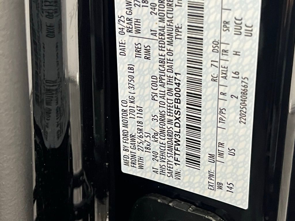 Used 2025 Ford F150 XLT w/ Equipment Group 301A Standard image 32