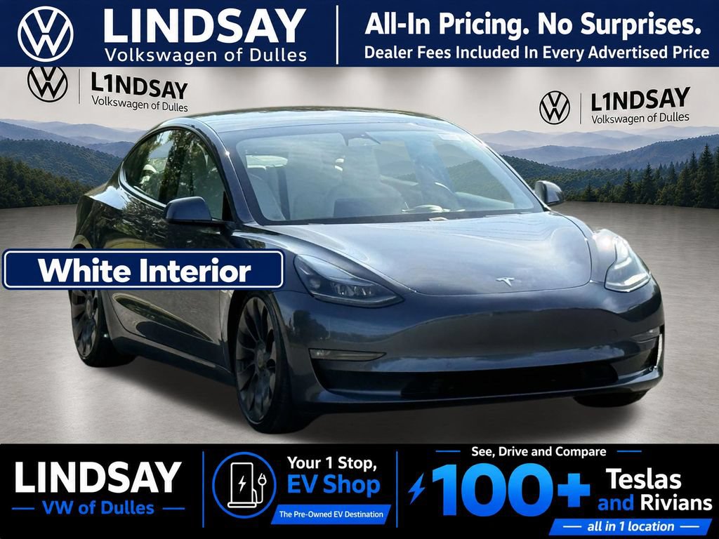 Used 2021 Tesla Model 3 Performance AWD/4WD image 1
