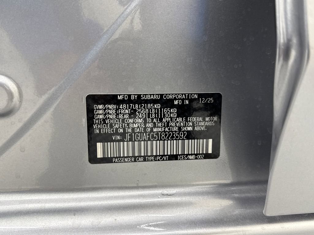 New 2026 Subaru Impreza 2.0i Sport image 27
