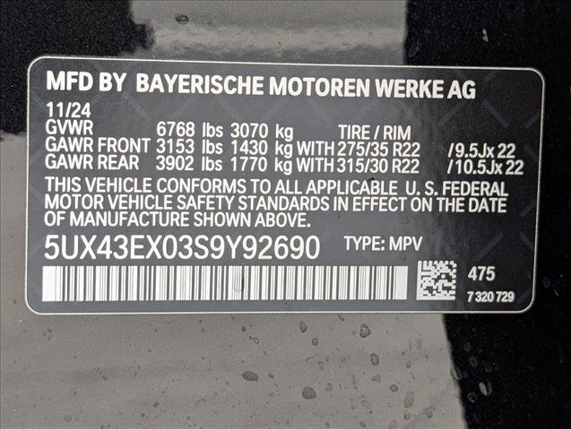 Certified 2025 BMW X6 M60i w/ Executive Package AWD/4WD image 20