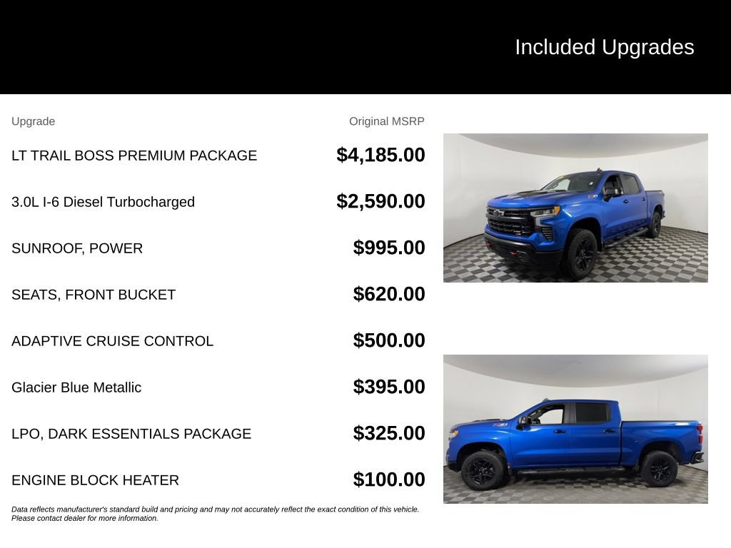 Used 2022 Chevrolet Silverado 1500 LT Trail Boss w/ LT Trail Boss Premium Package AWD/4WD image 6