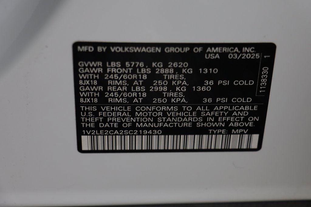 Used 2025 Volkswagen Atlas Cross Sport SE image 22