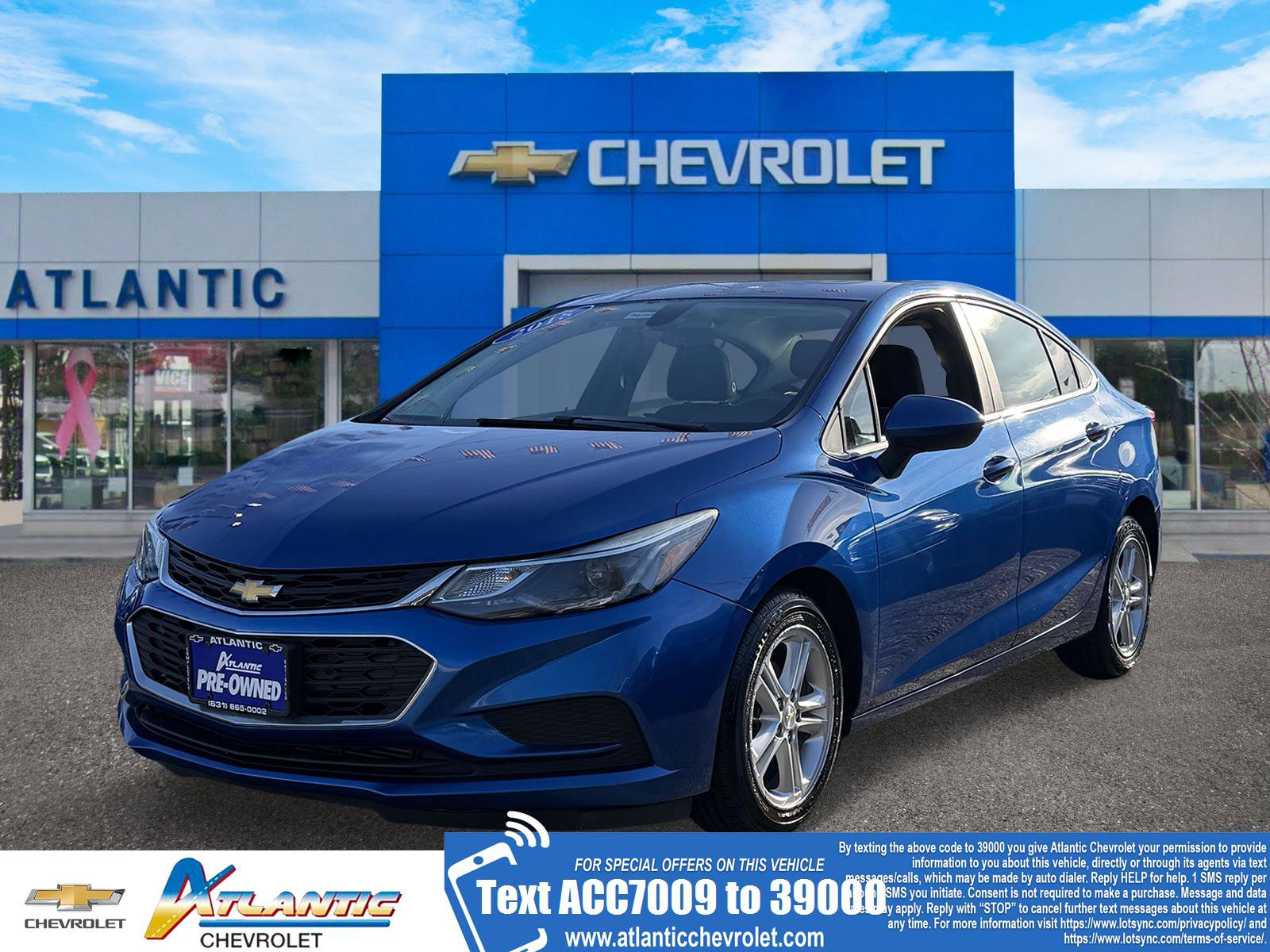 Used 2018 Chevrolet Cruze LT w/ Sun And Sound Package FWD image 1