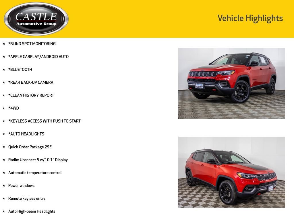 Used 2023 Jeep Compass Trailhawk image 3