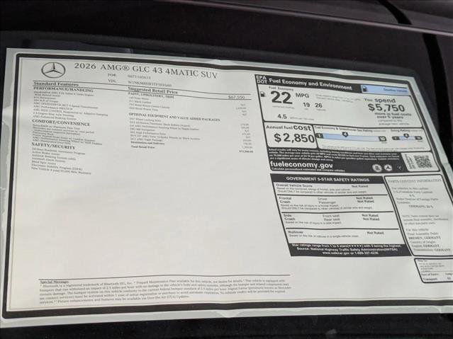 New 2026 Mercedes-Benz GLC 43 AMG 4MATIC image 18