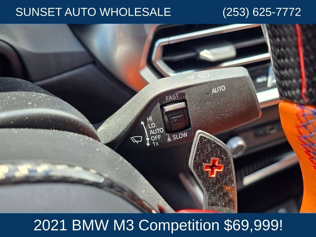 Used 2021 BMW M3 Competition RWD image 40